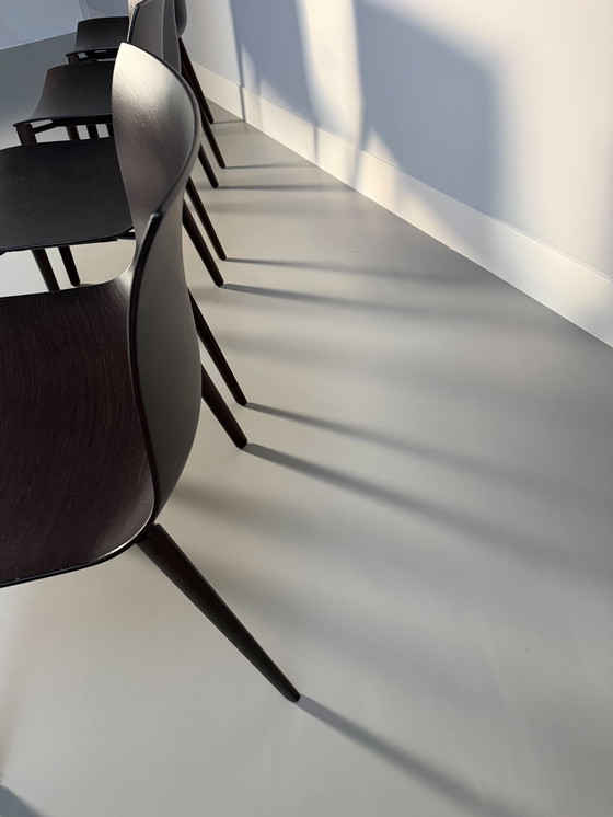 Image 1 of 4 Arper Catifa 53 design stoelen hout Wengé