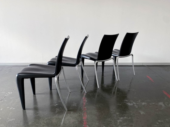 Image 1 of Vintage Chair Louis XX by Philippe Starck for Vitra, 1990s, Set of 4