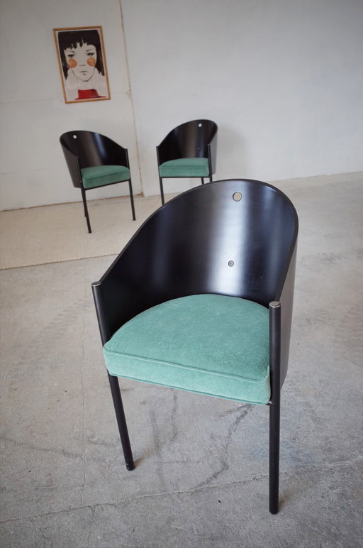 1 of 3 Costes chairs by Philippe Starck for Driade