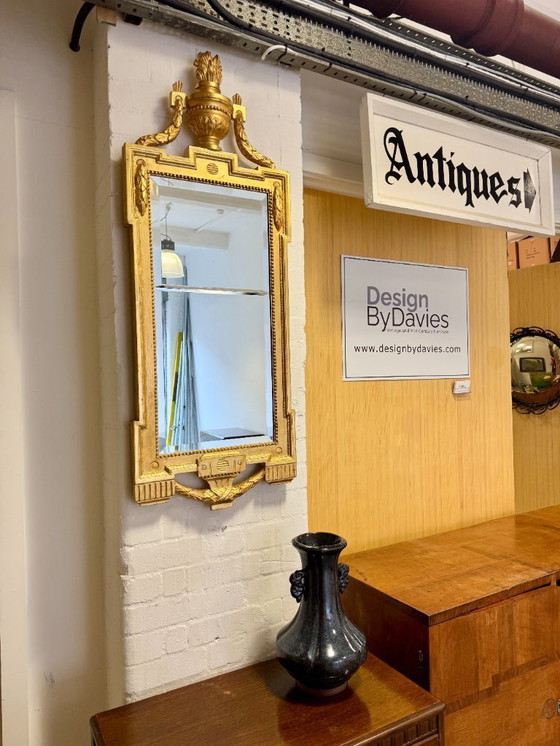 Image 1 of Miroir de style Empire avec cadre doré