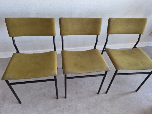 3 chaises de salle à manger Spectrum SE07 (Martin Visser) – eetkamerstoelen, Textile