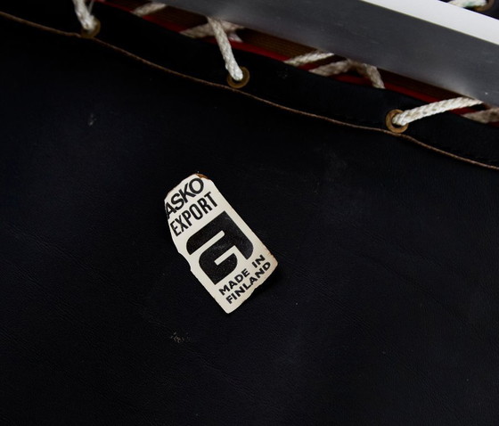 Image 1 of Fauteuil lounge et ottoman Ilmari Lappalainen « Pulkka » pour ASKO