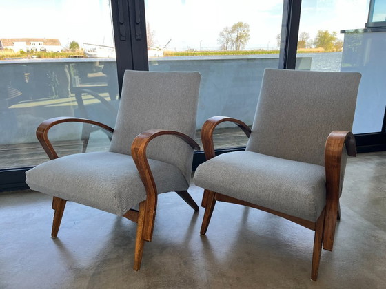 Image 1 of Due poltrone Tatra Nábytok vintage della metà del secolo
