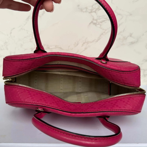 Bolso satchel Gucci Diamanté de piel rosa – Bolsos de hombro (photo 16 of 23)