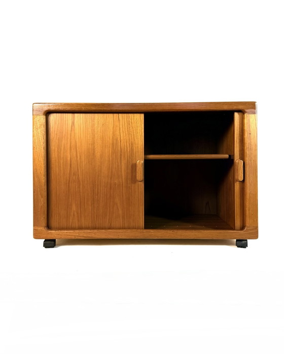 Image 1 of Vintage teak TV cabinet/audio furniture, Dyrlund '80