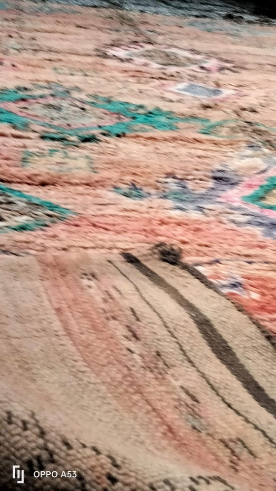 Image 1 of Hand-knotted Berber wool rug 360x155cm