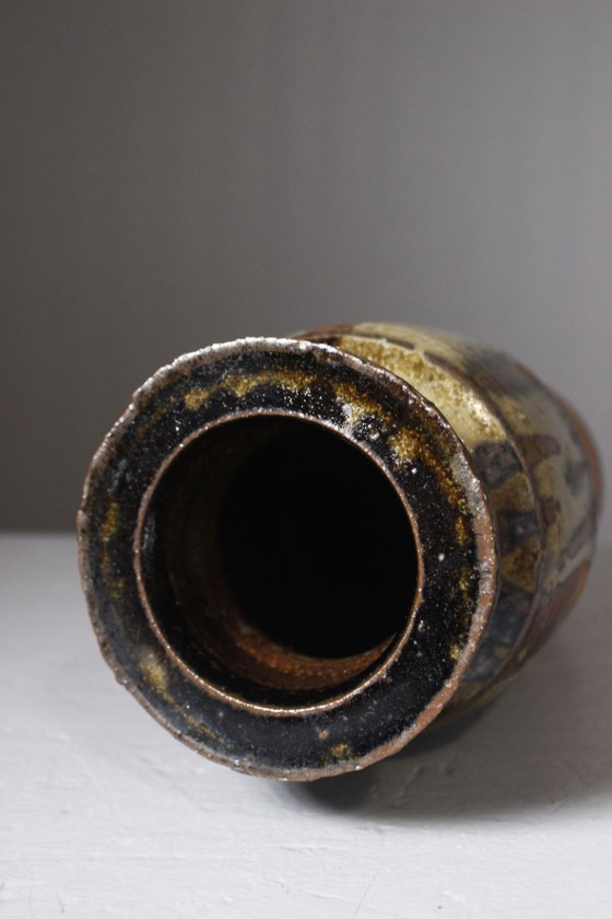 Pat & Jo Rowland Sant Vicens - Large glazed vase circa 1970 – Pat & Joe Rowland, Ceramic (photo 9 of 12)