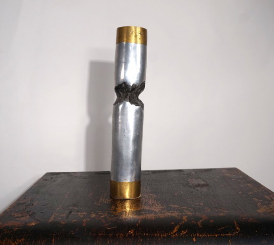 Image 1 of Scultura brutalista di Marshall Disenos, portacandele di David Marshall, 1980