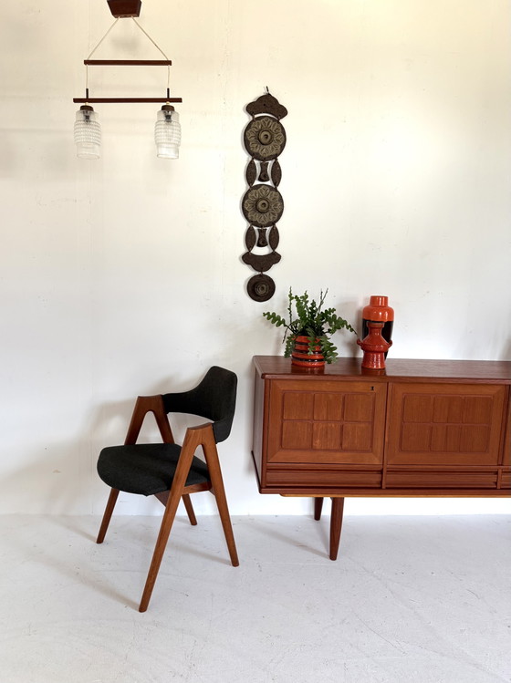 Image 1 of Lampada a sospensione vintage danese in teak anni '60