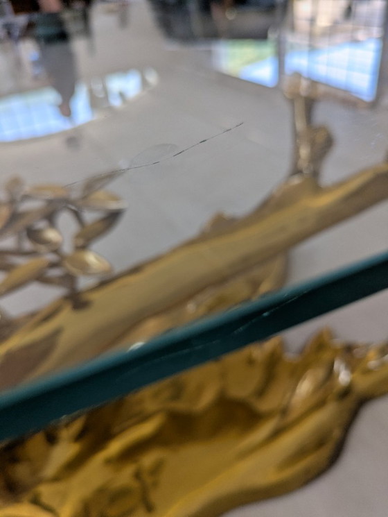 Image 1 of Willy Daro - Tavolino - Bonzaï - Ottone, vetro