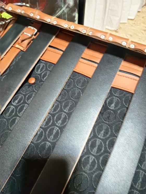 Image 1 of Sillones KNOLL Studio Barcelona (NUEVA Serie 2026) en piel natural (color coñac)