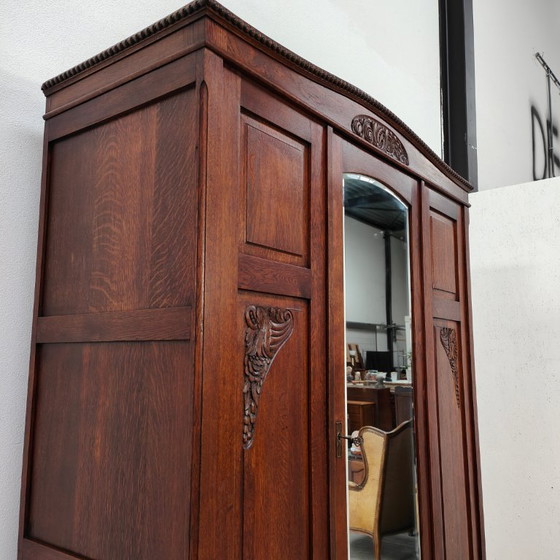 Image 1 of Vintage Antique wardrobe closet detachable wardrobe