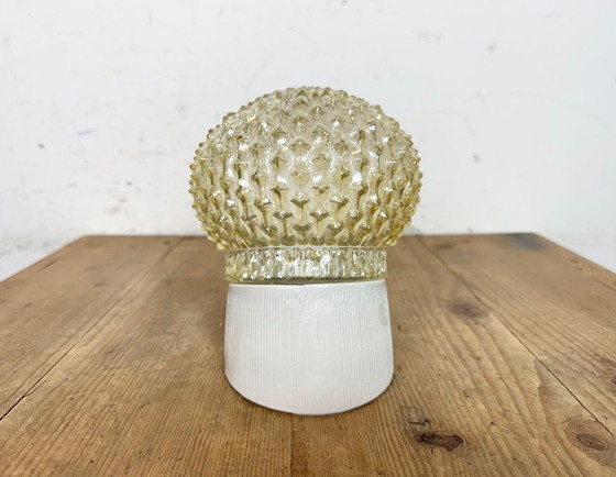 Image 1 of Vintage White Porcelain Wall Light, 1970s