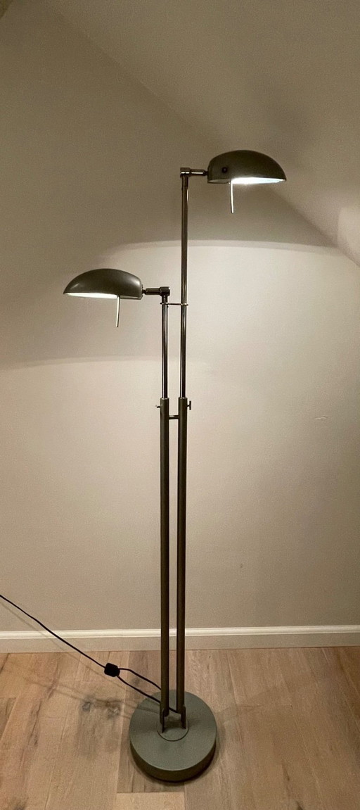 Vintage IKEA Jelken Stehlampe | Graugrün | Dimmbar und verstellbar