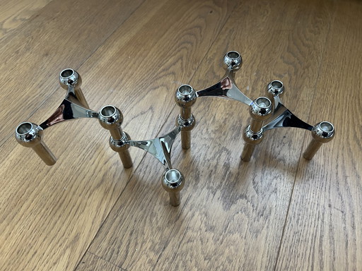 Stoff Nagel Candlesticks