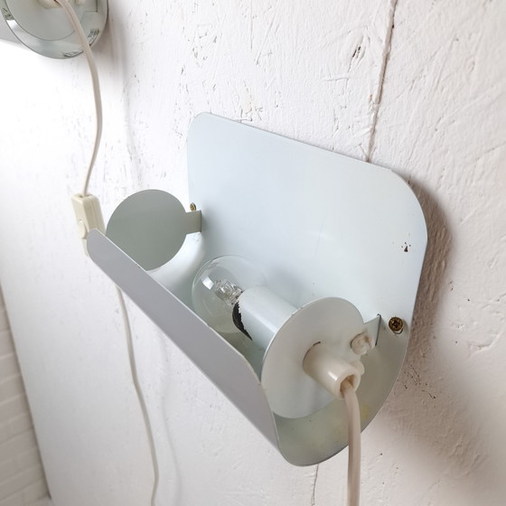 Image 1 of 2x vintage wandlamp Aneta Zweeds design