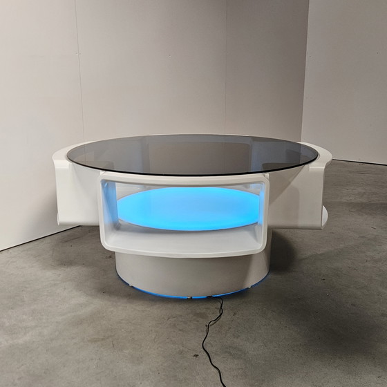 Image 1 of Tavolino da caffè Space Age Curver, illuminato