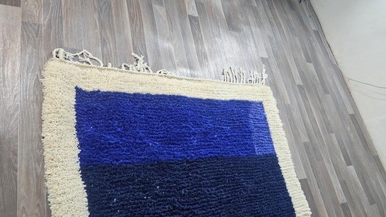 Image 1 of Alfombra tradicional de pura lana natural de 140 x 260 cm.
