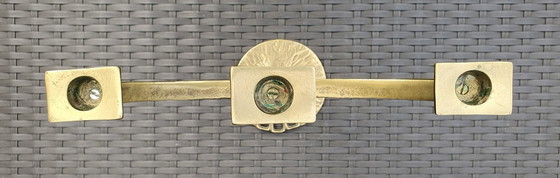 Image 1 of Kurt Jesch Amadeo brutalist 3-light candelabra