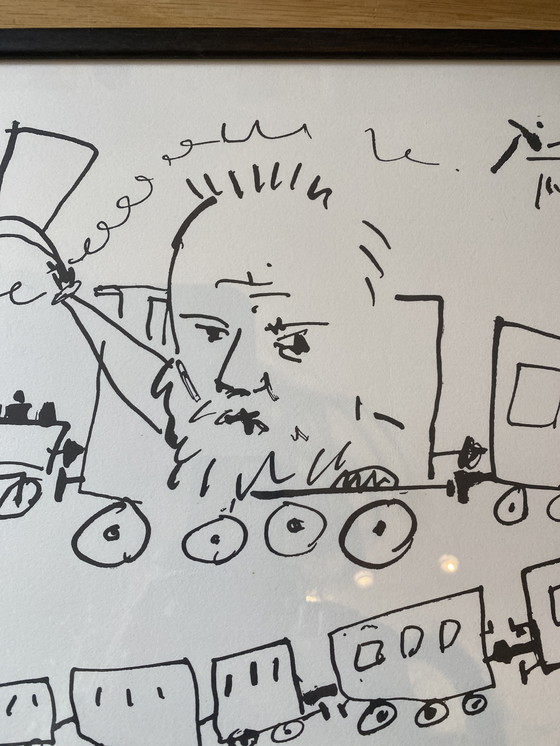 Image 1 of Pablo Picasso Victor Hugo et le Voyage Lithographie 1951