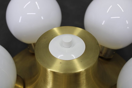 Image 1 of Par de lámparas empotradas de latón de mediados de siglo, década de 1970