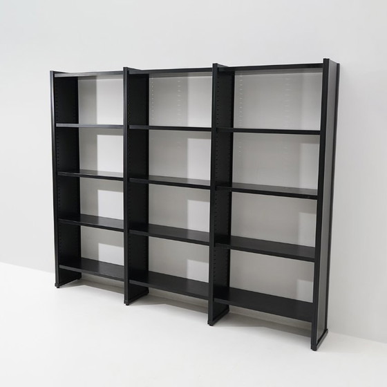 Image 1 of Black metal bookcase, 1970s