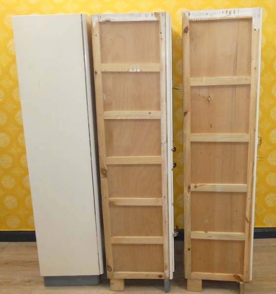 Image 1 of vintage kitchen buffet 40s 50s kitchen cabinet 3-piece industrial style retro