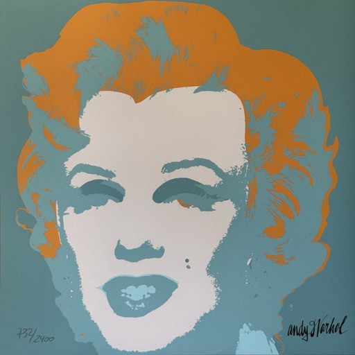 1986 Carnegie Museum of Art After Andy Warhol "Rose - Hand Numbered" Lithograph