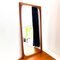 Specchio da parete vintage scandinavo moderno in teak attribuito ad Aksel Kjersgaard, anni '60 – spiegels, Wood