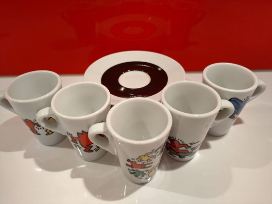 Image 1 of Tazzine da caffè espresso Keith Haring (5 set) Tognana
