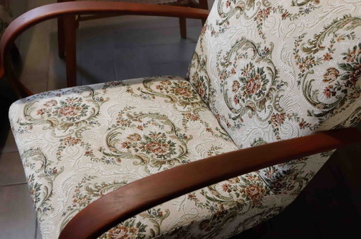 Set van 2 stijlvolle Halabala loungefauteuils