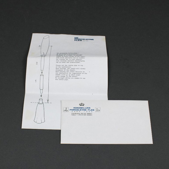 Image 1 of Borek Sipek (1949-2016) - Delphine - N.V. Koninklijke Porceleyne fles, Royal Delft - gesigneerd 