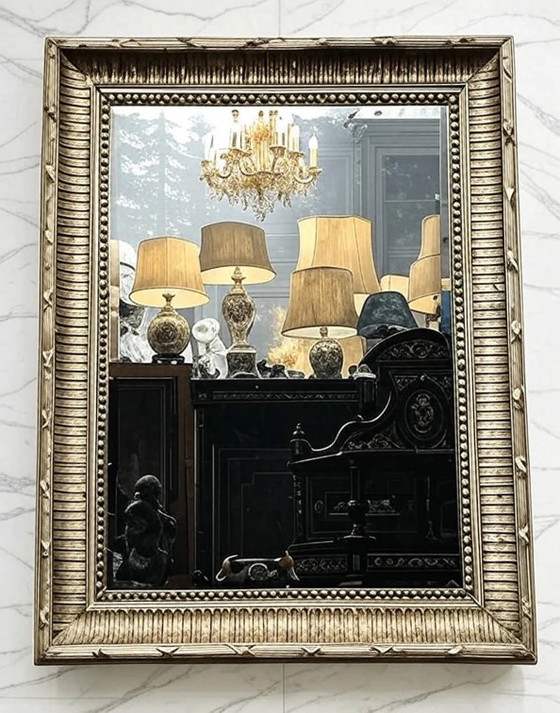 Specchio con cornice e modanatura. – Wood (photo 2 of 7)