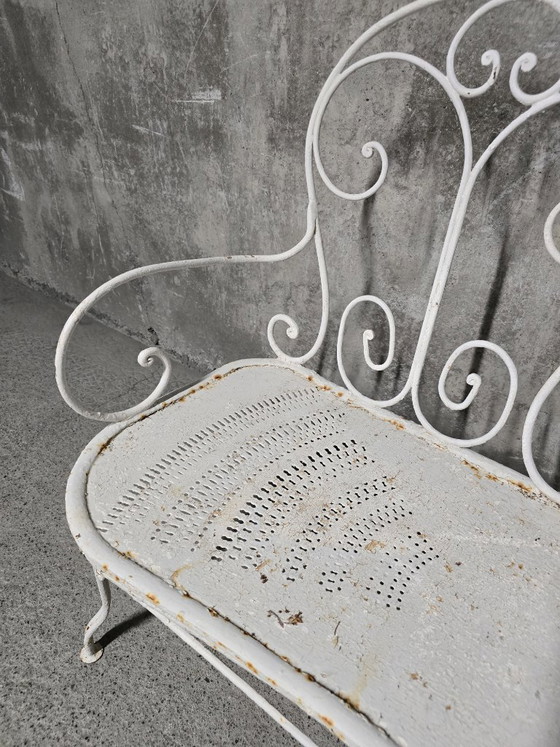 Salon de Jardin Ancien en Fer Forgé, Début du XXe Siècle – Salons de jardin & lounge design d'occasion, Iron (photo 10 of 11)