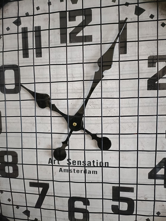 Image 1 of horloge de gare en métal