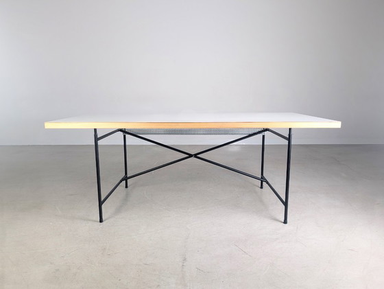 Image 1 of 2x Original Egon Eiermann Schreibtisch Richard Lampert 195x90cm