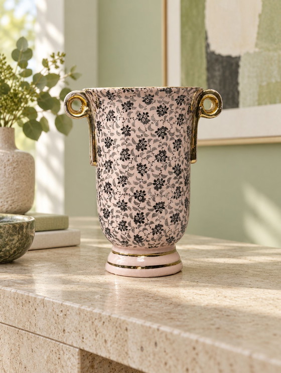 Vaso Art Déco Boch Frères Keramis – Disegnato da Raymond Chevallier, anni '30 – Vasi, Ceramic (photo 2 of 14)