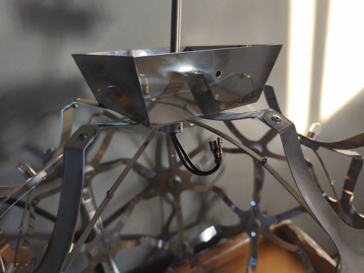 Fußballlampe von Hein Piet Eek – Piet Hein Eek, hanglampen, Metal, polished steel (photo 2 of 6)