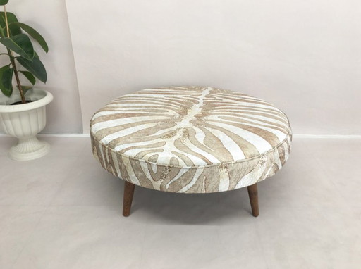 Tavolino da caffè, tavolo da lavoro in legno, tavolo resistente, pouf imbottito, panca Zebra, tavolo retrò (36 x 90 cm)