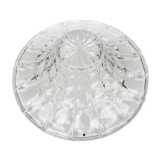 Image 1 of Bohême | Coupe en cristal lenticulaire | Tchécoslovaquie | Années 1970-1980 | Verre au plomb