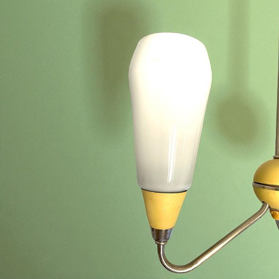 Image 1 of Mid Century Modern 3-light chandelier 