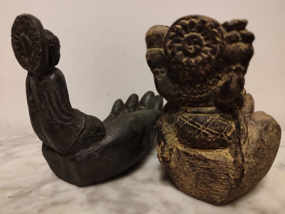 Image 1 of 2 wierookbranders (Boeddha en Ganesha)