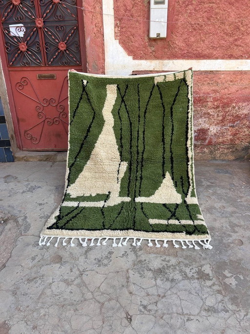 Handgeknüpfter Berber-Wollteppich 250 x 150 cm – vloerkleden en tapijten, Wool