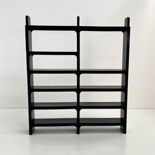 Etagère Modulable Noire par Olaf Von Bohr pour Kartell, 1970s