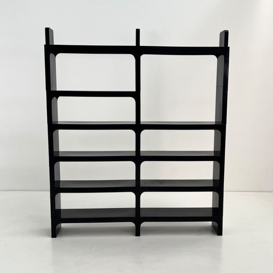 Image 1 of Etagère Modulable Noire par Olaf Von Bohr pour Kartell, 1970s