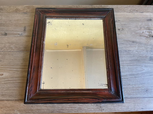 Wooded French antique Siegeltje 43 x 37 cm.