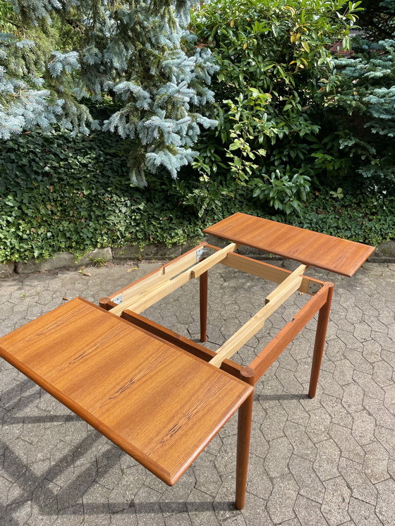 Image 1 of Mesa de comedor danesa de teca de Ansager AM Mobler