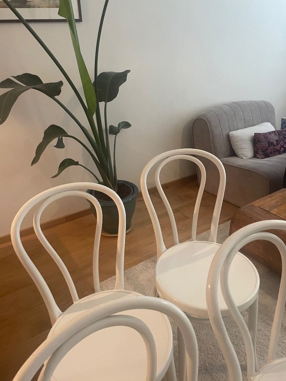 Image 1 of 4x vintage design IKEA ÖGLA chairs - Gillis Lundgren design