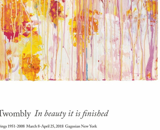 Image 1 of En la belleza está acabado - Cy Twombly - Póster 70 × 100 cm