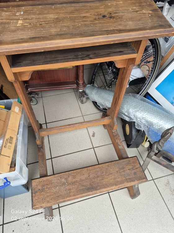 Antiek Kerkknie Stoel – Stoelen / fauteuils, Wood (photo 2 of 5)